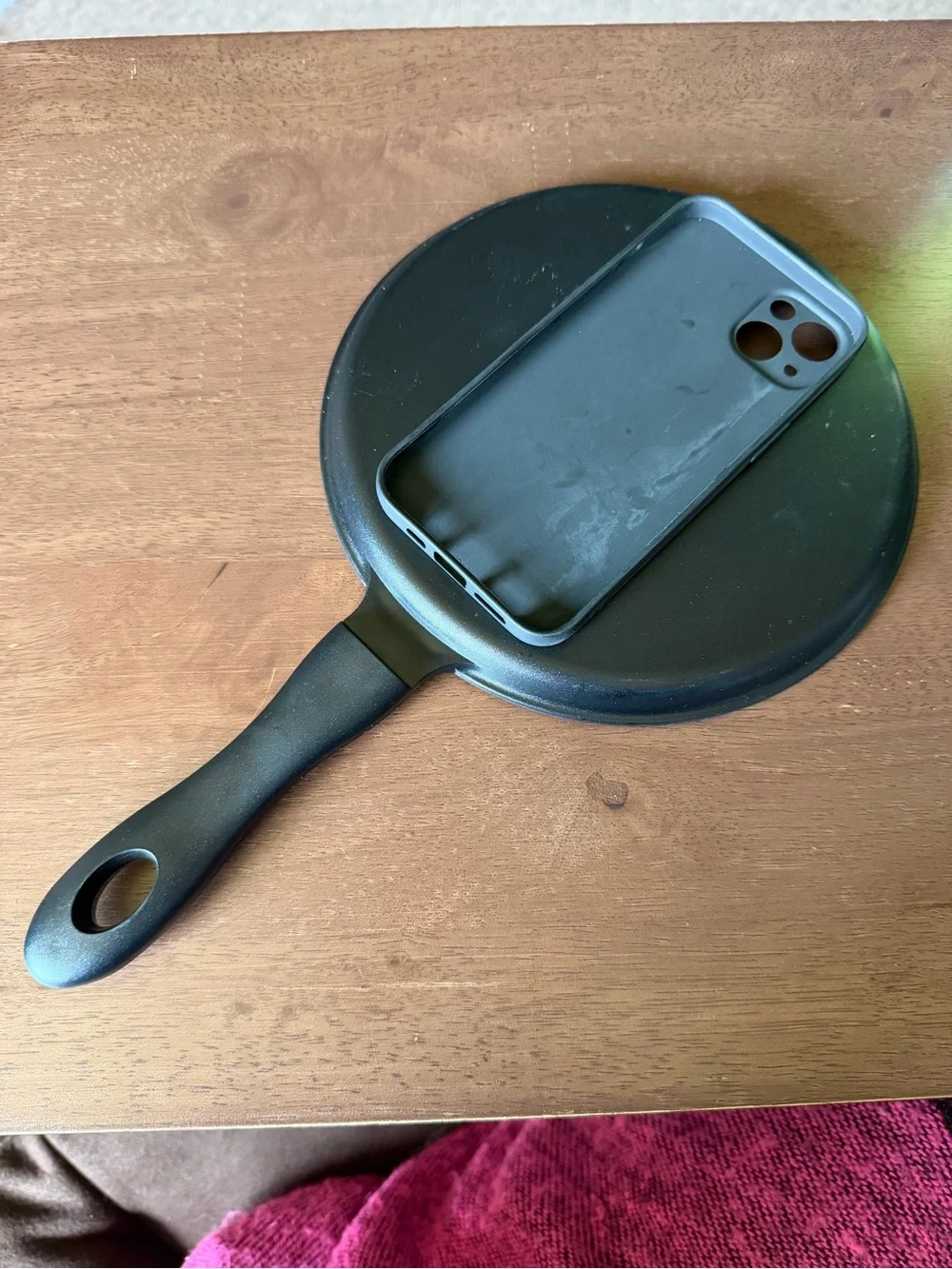Black Frying Pan Phone Case
